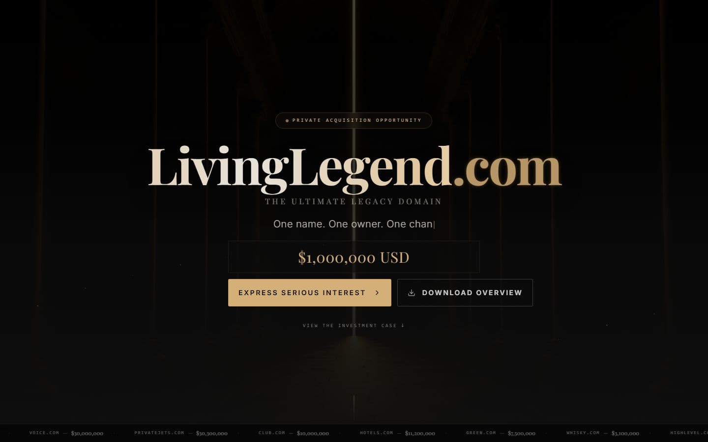 Screenshot of livinglegend.com